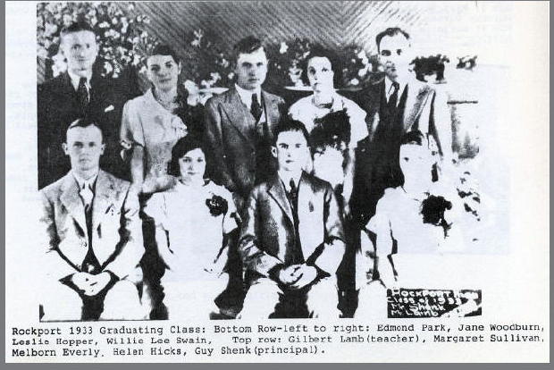 Rockport High School Graduates of 1933
