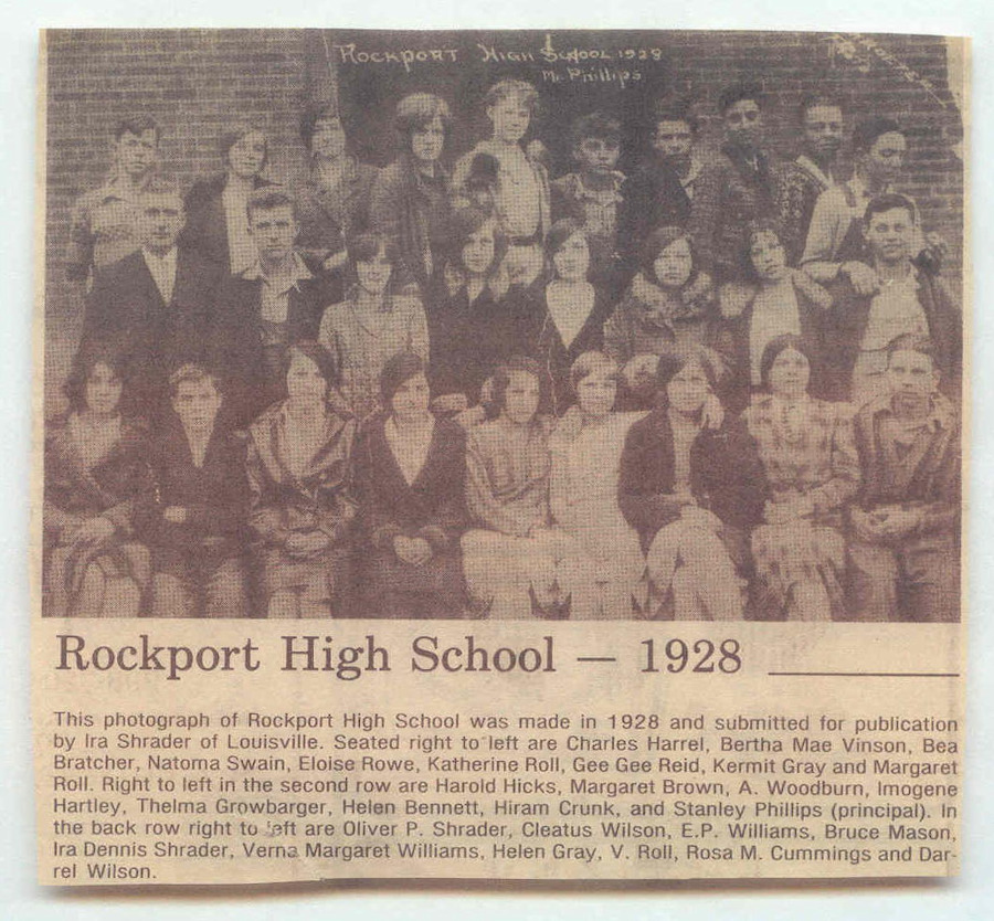 High School In 1928