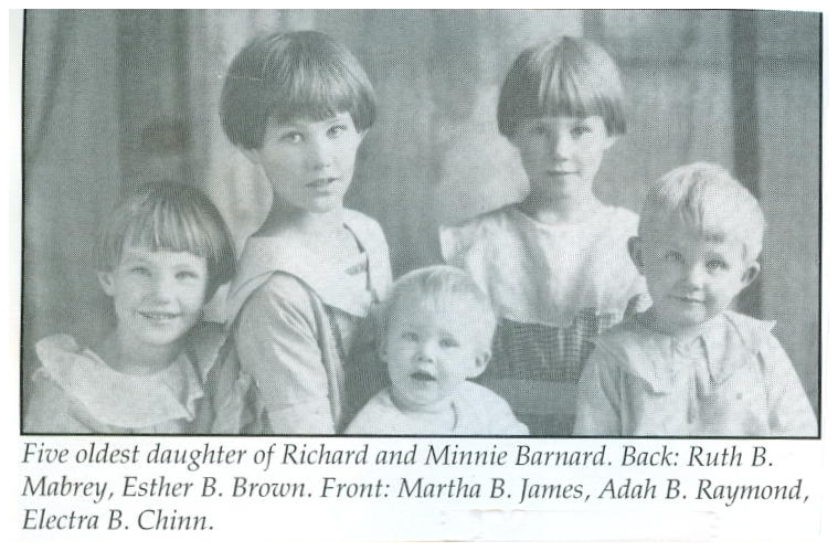Barnard Sisters As Young Kids.